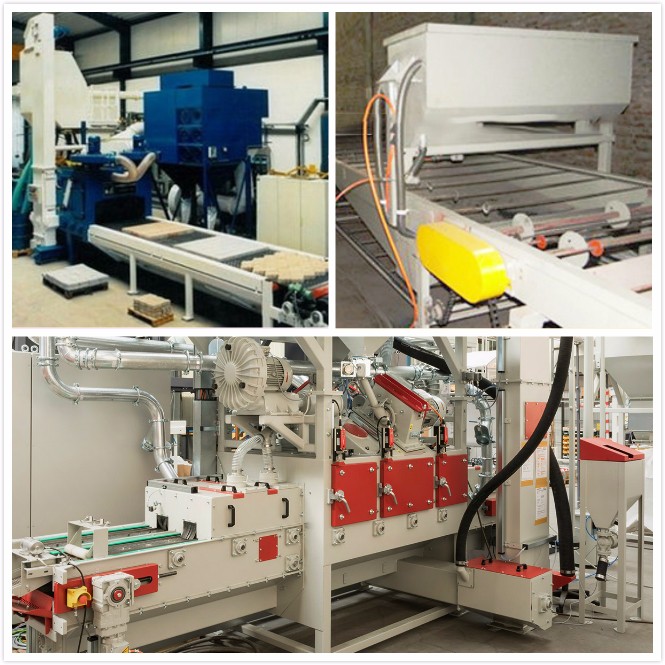 大理石拋丸機表面毛化清理,石材表面打毛噴砂處理方案-青島普華重工